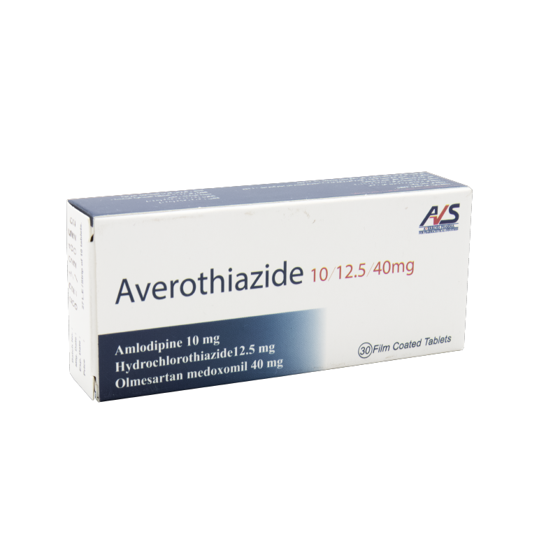 averothiazide 40/10/12.5 mg 30 tap