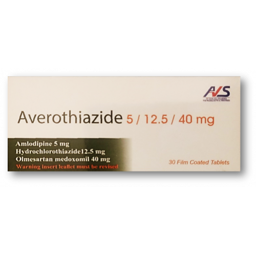 AVEROTHIAZIDE 5/12.5/40 mg 30 tab