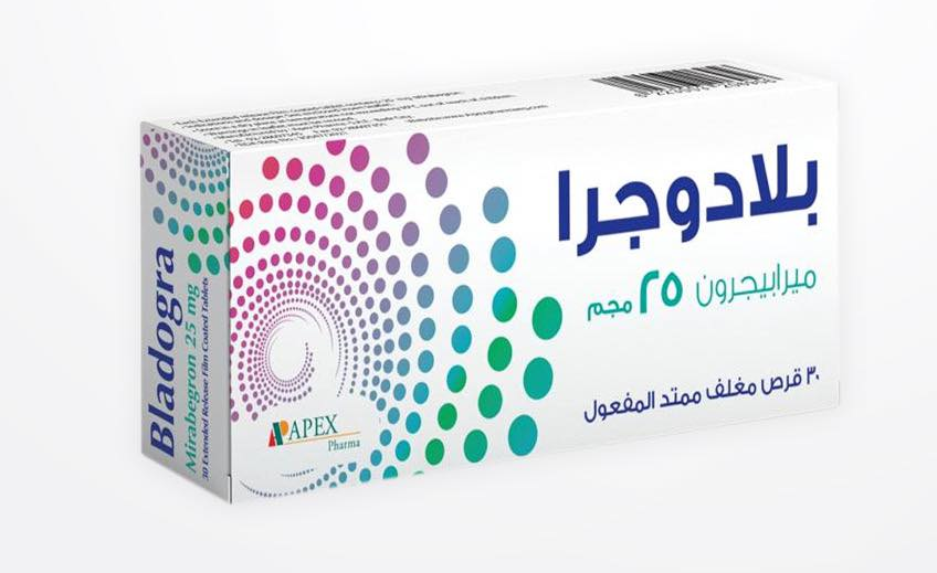 BLADOGRA 25 MG 30 TAB