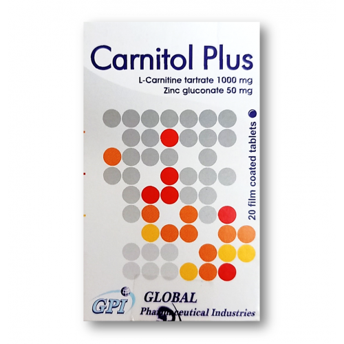 carnitol plus 1000/50 20 tab