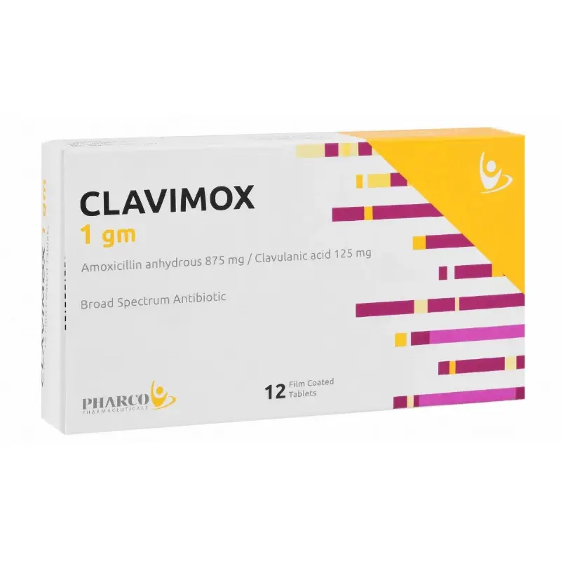 CLAVIMOX 1 GM 12 tab