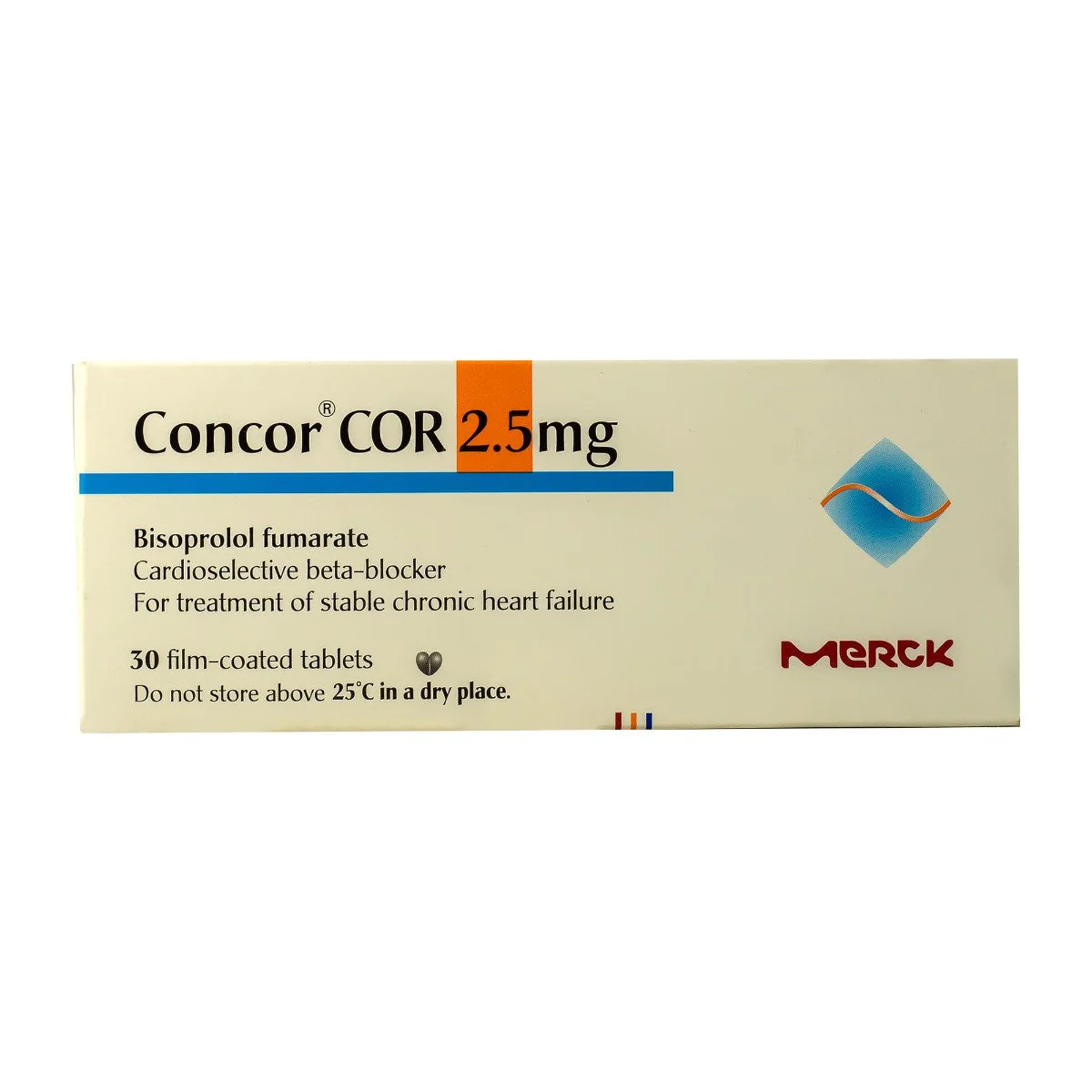 concor 2.5 mg 30 tab