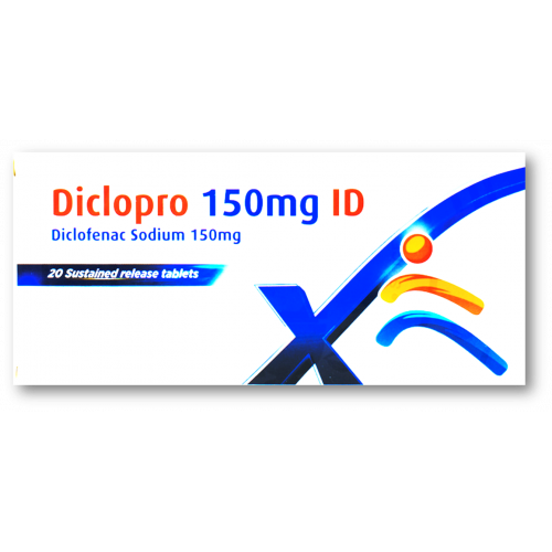 diclopro 150mg id 20 tab