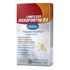 limitless ossofortin d3 2000iu 30 tab